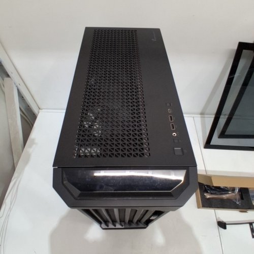SKYTECH LEGACY GAMING / ANTEC DESKTOP COMPUTER CASE ONLY WITH ARGB FANS AND 420MM AIO LIQUID CPU COOLER - BLACK (MODEL: PERFORMANCE 1FT) image 9
