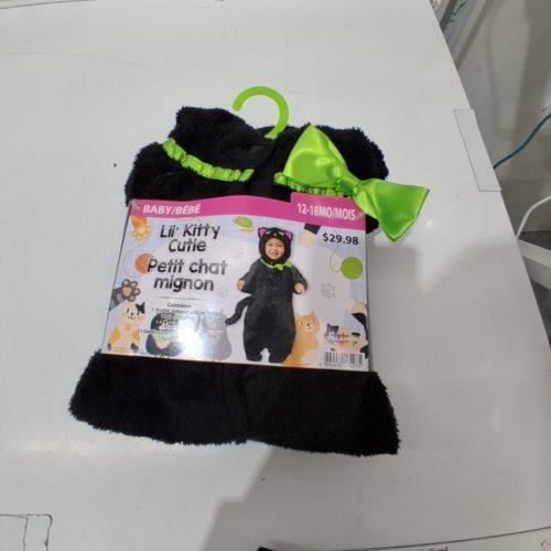 PALAMON LIL' KITTY CUTIE COSTUME - 12-18M - BLACK image 2
