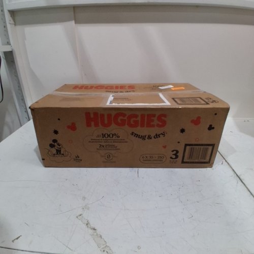 210PK HUGGIES SNUG AND DRY DIAPERS - SIZE 3 - WHITE image 2