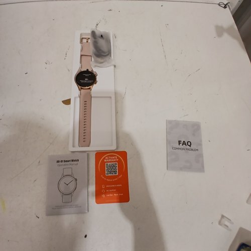 UNISEX FITPOLO SMART WATCH FITNESS TRACKER - 1.32” AMOLED TOUCHSCREEN, BLUETOOTH CALL, 24/7 HEART RATE, SPO2 MONITOR, STEP COUNTING, SLEEP TRACKING, IP68 WATERPROOF, FOR ANDROID, IPHONE - PINK (MODEL: AR-01) image 3