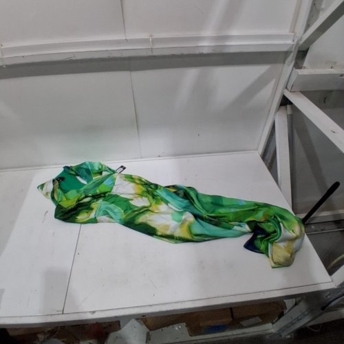 WOMEN'S BETSY & ADAM PRINTED DRESS - SIZE 10 - GREEN MULTICOLOUR (STYLE: A27921) image 2