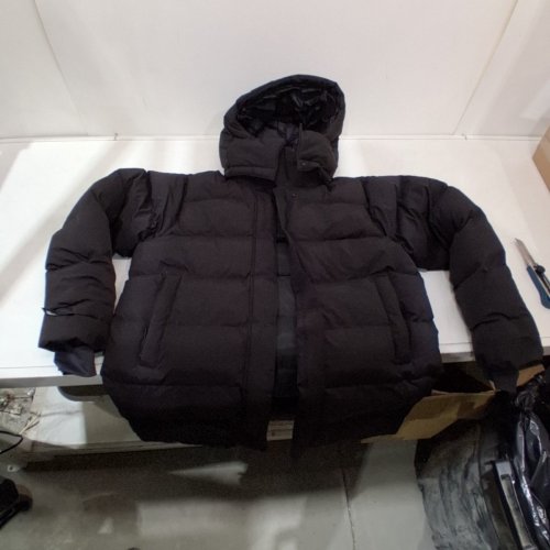 WOMEN'S HELLY HANSEN PUFFER PARKA JACKET - MEDIUM - BLACK image 2