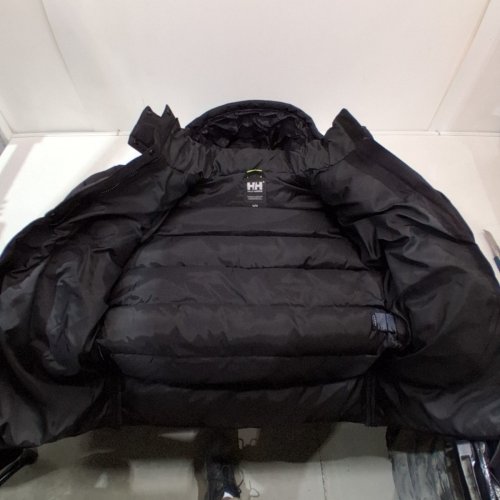 WOMEN'S HELLY HANSEN PUFFER PARKA JACKET - MEDIUM - BLACK image 3
