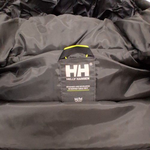 WOMEN'S HELLY HANSEN PUFFER PARKA JACKET - MEDIUM - BLACK image 4
