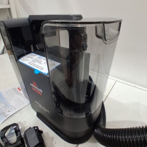 BISSELL LITTLE GREEN CORDLESS MULTI-PURPOSE PORTABLE CARPET UPHOLSTERY AUTO DEEP CLEANER - 25V, 2 CLEANING MODES, UP TO 35MINS USE - BLACK (MODEL: 3682B) image 3
