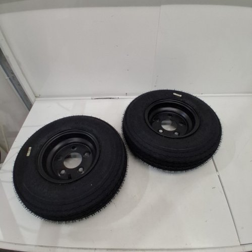 2PK GARVEE TRAILER TIRES WITH RIMS - 8" X 3.75" (MODEL: PAE_33DY6TYD) image 2