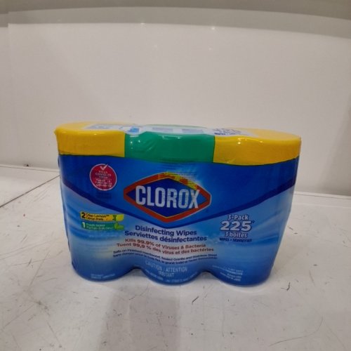 3PK CLOROX DISINFECTING WIPES - 225 WIPES TOTAL- CRISP LEMON + FRESH SCENT image 2