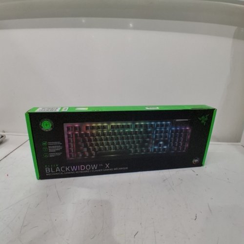 RAZER BLACKWIDOW V4 X MECHANICAL GAMING KEYBOARD, GREEN SWITCHES TACTILE & CLICKY - BLACK (MODEL: RZ03-04700200-R3U1) image 3