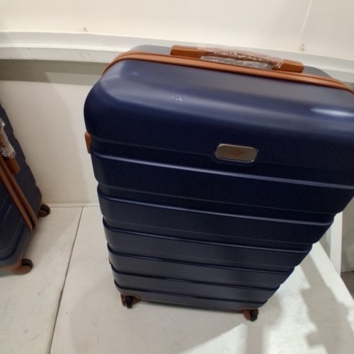 4PC ASSORTED LUGGAGE SET - 16"/20"/24"/28" - DARK BLUE AND BROWN (MODEL: 19S) image 6
