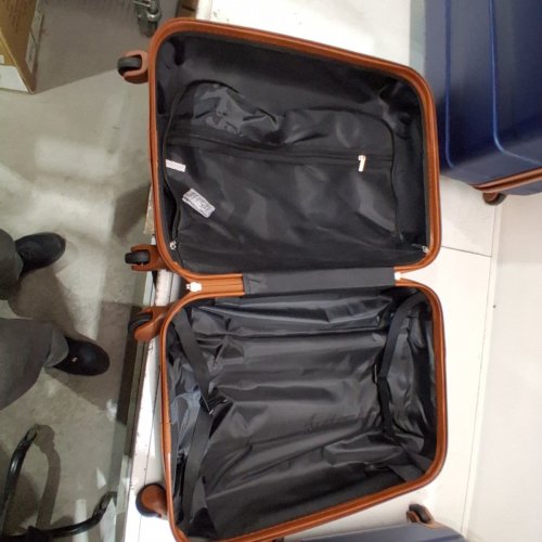 4PC ASSORTED LUGGAGE SET - 16"/20"/24"/28" - DARK BLUE AND BROWN (MODEL: 19S) image 7