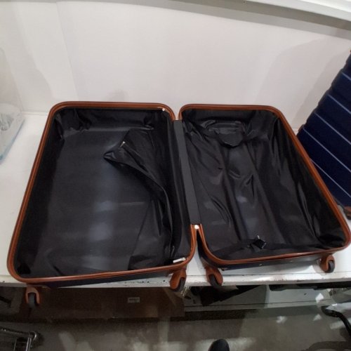 4PC ASSORTED LUGGAGE SET - 16"/20"/24"/28" - DARK BLUE AND BROWN (MODEL: 19S) image 8