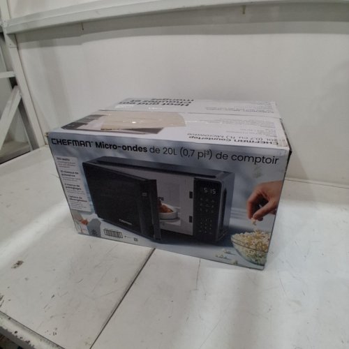 CHEFMAN COUNTERTOP MICROWAVE OVEN - 0.7 CU. FT - BLACK (MODEL: RJ55-7-V2-CA) image 5