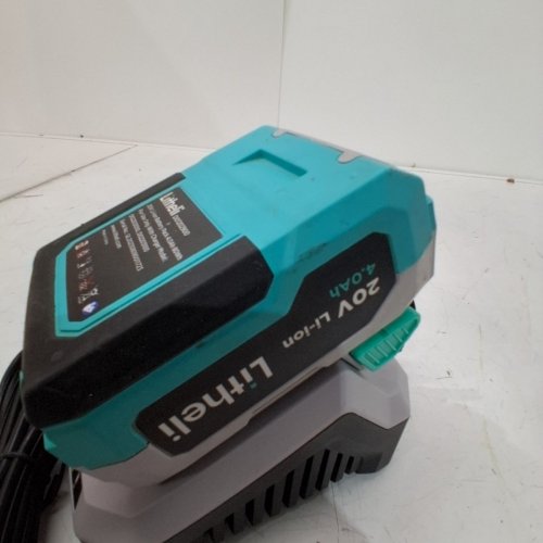 LITHELI 20V BATTERY AND CHARGER FOR E1 SERIES TOOLS image 4