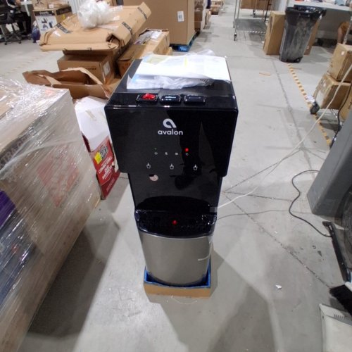AVALON 3-TEMPERATURE BIOGUARD BOTTOM FILL HOT AND COLD WATER DISPENSER FOR 3-5GAL JUGS - 13" X 41" X 12" - 400W - BLACK - (MODEL: A4BLWTRCLR) image 3