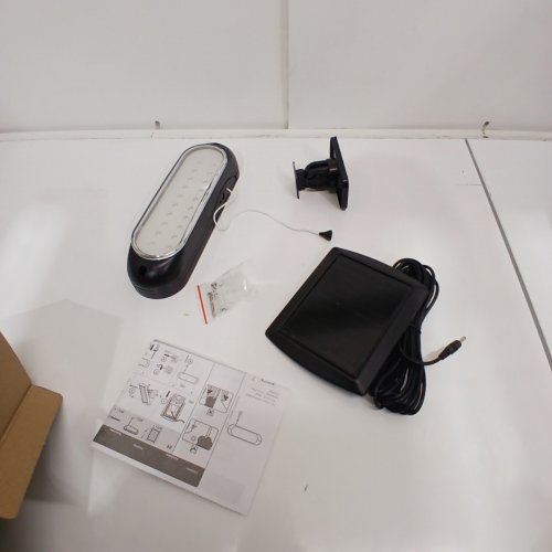 CHUNHEE SOLAR POWERED HANGING LAMP WITH PULLSTRING SWITCH - BLACK image 2
