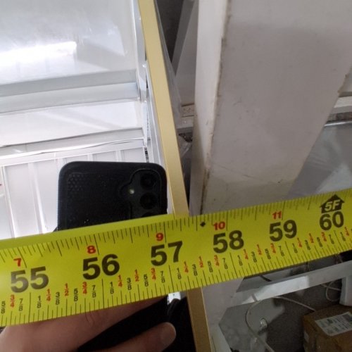FULL LENGTH MIRROR WITH STAND - 17" X 57.5" - GOLD image 4