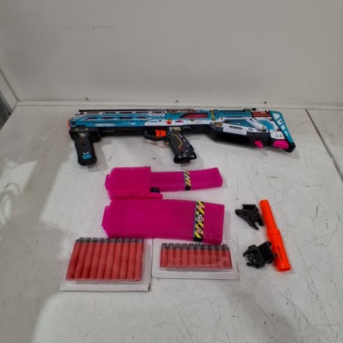 ZURU XSHOT PRO SKINS SINISTER LONG SHOT BLASTER WITH 40 DARTS - MULTICOLOR (MODEL: 36685) image 2