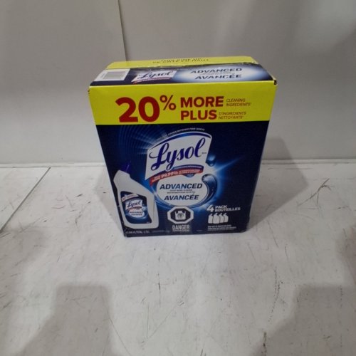 4PK LYSOL ADVANCED TOILET BOWL CLEANER - 946ML/BOTTLE (MODEL: 937319) image 2