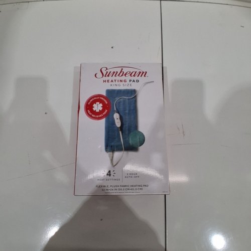 SUNBEAM PREMIUM KING-SIZED HEATING PAD - 12" X 24" - TEAL image 4