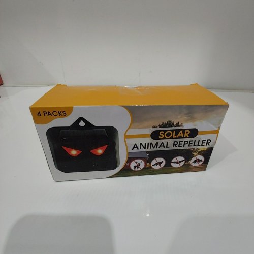 4PK THANOS SOLAR POWERED NOCTURNAL ANIMALS REPELLER WITH RED LED LIGHTS image 3