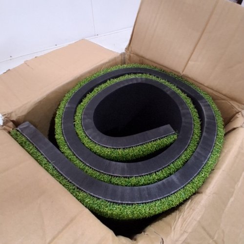 ACELLORATE GOLF ARTIFICIAL TURF HITTING MAT FOR INDOOR/OUTDOOR PRACTICE WITH 8 TEES, 9 BALLS - 31 MM THICK - 4FT X 5FT - GREEN (GOLF MAT) image 4