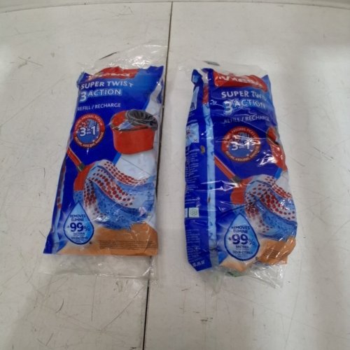 2 VILEDA SUPER TWIST 3 ACTION MOP REFILLS - XL - (MODEL: 169736) image 2