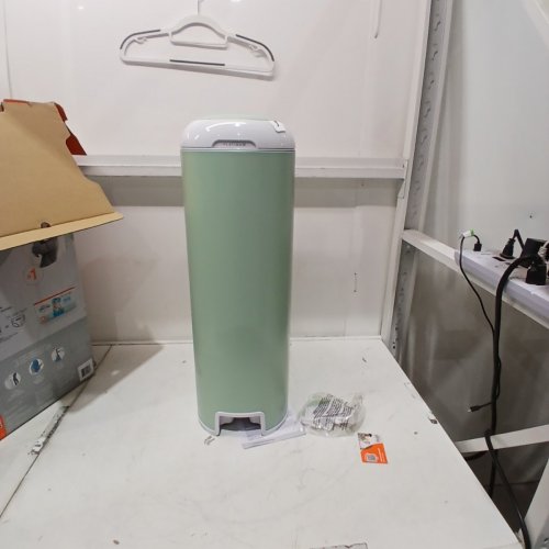 DIAPER GENIE PLATINUM STAINLESS STEEL DIAPER PAIL - 27" - SAGE GREEN (MODEL: I000811) image 2