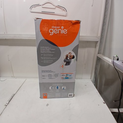 DIAPER GENIE PLATINUM STAINLESS STEEL DIAPER PAIL - 27" - SAGE GREEN (MODEL: I000811) image 5