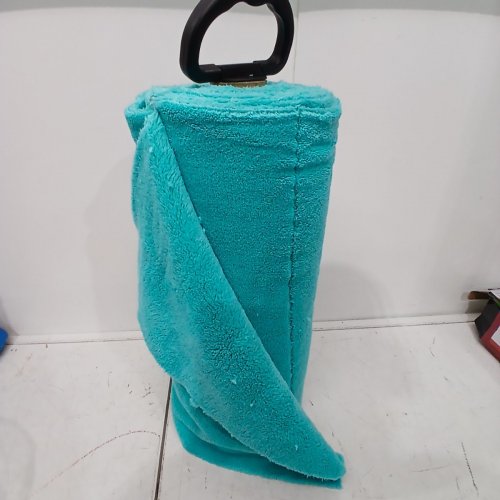 PLATINUM MICROFIBER CAR CLEANING POLISHING TOWEL - 15 CLOTHS/ 24" X 16" - LIGHT BLUE image 3
