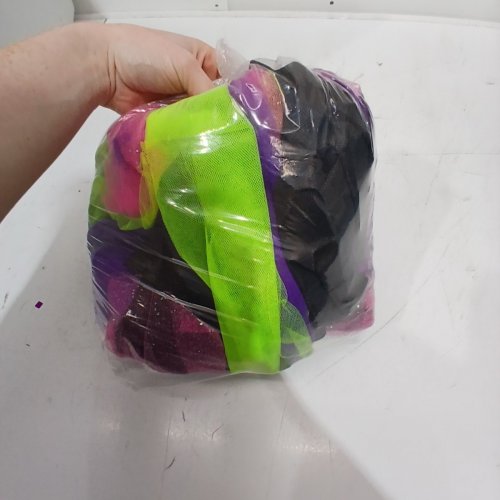 2PC GIRL'S PARTYHOLIC WITCHY WITCH COSTUME SET - LARGE (10-12) - BLACK / PURPLE / GREEN image 3
