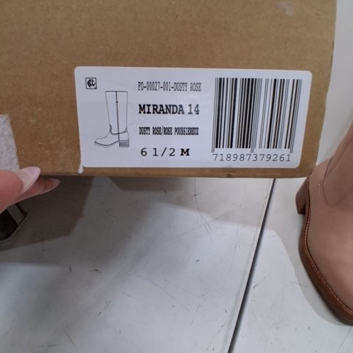 WOMEN'S FRYE & CO. MIRANDA 14 WESTERN BOOTS - SIZE 6.5 - PINK image 4