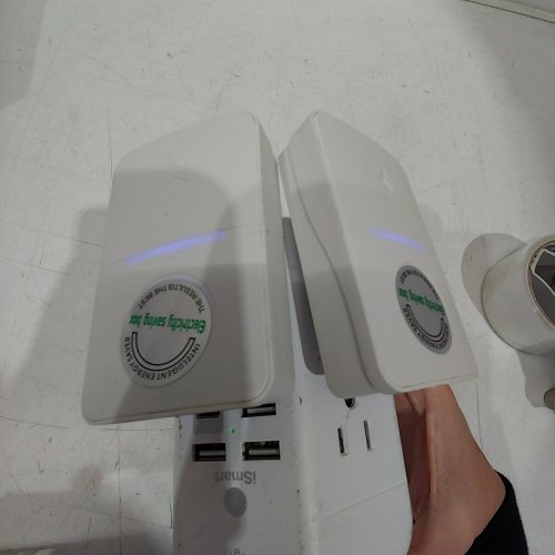 2PK DINSLIA ENERGY POWER SAVER ELECTRICITY SAVING BOX FOR HOUSEHOLD - 90 V - 250 V - WHITE image 2