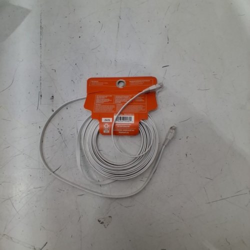 ONN CAT6 FLAT ETHERNET CABLE - 14FT - WHITE image 3