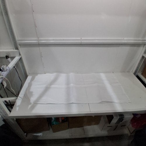 5PK GARMENT BAGS - 23" WIDE X 54" TALL - WHITE image 2