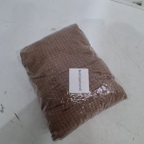 2PC SLIPCOVERS-STRETCHABLE LOVESEAT SOFA FURNITURE PROTECTOR - 35" - 45" / 11" - 17" - CAMEL image 4