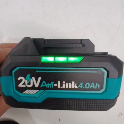 ANT-LINK CORDLESS ELECTRIC SNOW SHOVEL WITH WHEELS - 17" - 40V - 1200W - BLUE/BLACK image 2