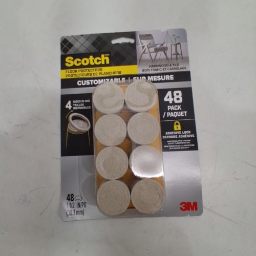 48PK SCOTCH FLOOR PROTECTORS - BEIGE (MODEL: 1781450) image 2