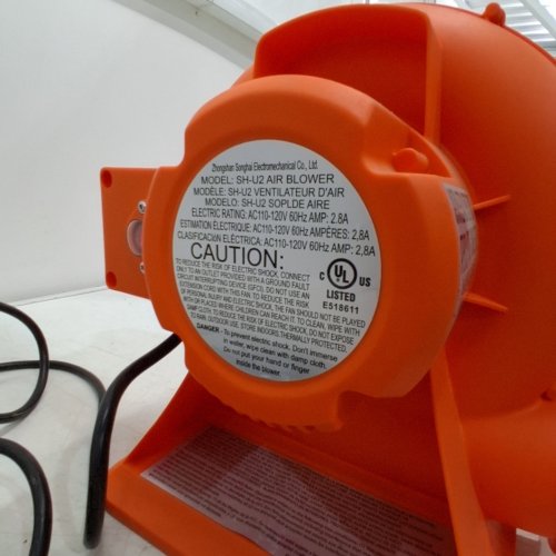 HEAVY DUTY ELECTRIC AIR BLOWER - AC 110-120V - 2.8 AMP - ORANGE (MODEL: SH-U2) image 3