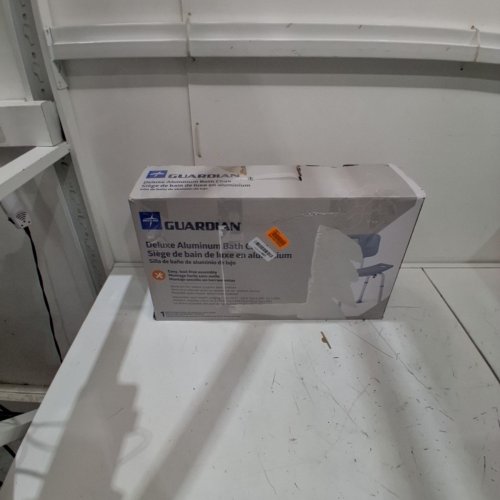 MEDLINE GUARDIAN DELUXE ALUMINUM BATH CHAIR SHOW BENCH WITH BACK image 4
