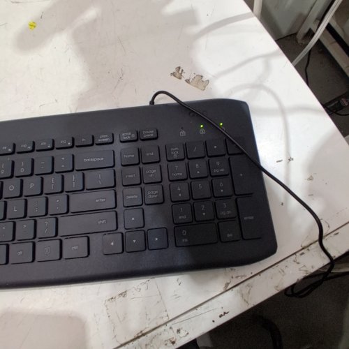 ONN. WIRED USB KEYBOARD - 104 KEYS - BLACK image 2