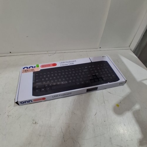 ONN. WIRED USB KEYBOARD - 104 KEYS - BLACK image 6