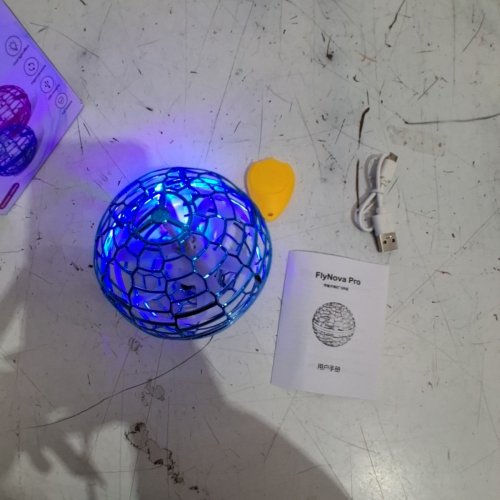FLYING SPINNER FLYING BALL TOY, HAND CONTROLLED MINI DRONE image 3