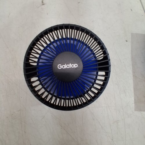 GAIATOP PORTABLE RECHARGEABLE CLIP-ON FAN - 7" - BLACK/BLUE (MODEL: CF-40) image 3