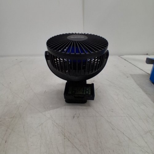 GAIATOP PORTABLE RECHARGEABLE CLIP-ON FAN - 7" - BLACK/BLUE (MODEL: CF-40) image 4