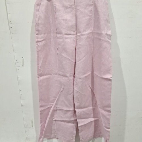 WOMEN'S EVER NEW POSEY LINEN WIDE LEG PANTS - 2 - PINK (STYLE: PA5258) image 3