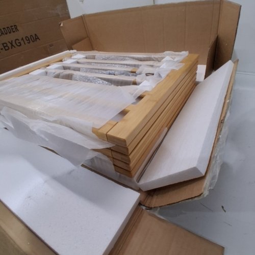 SEMIOCTHOME 6 PANEL DOG GUARD WITH 4 METAL BRACKETS - BAMBOO - (MODEL:6PZZGL-XY-023-KH) image 3