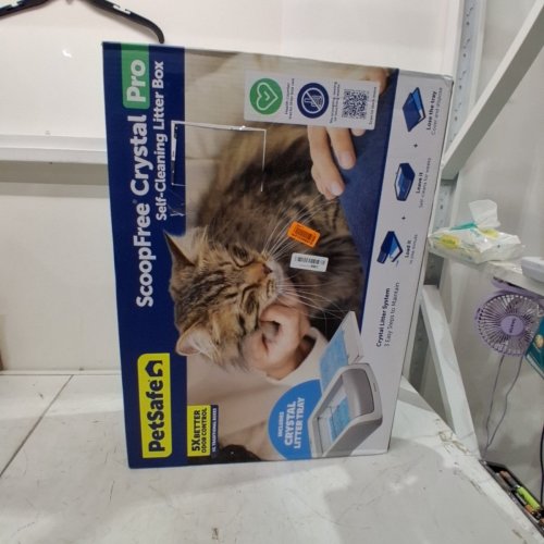PETSAFE SCOOPFREE SELF-CLEANING LITTER BOX - GREY/LIGHT GREY - (MODEL: PAL00-16805) image 5