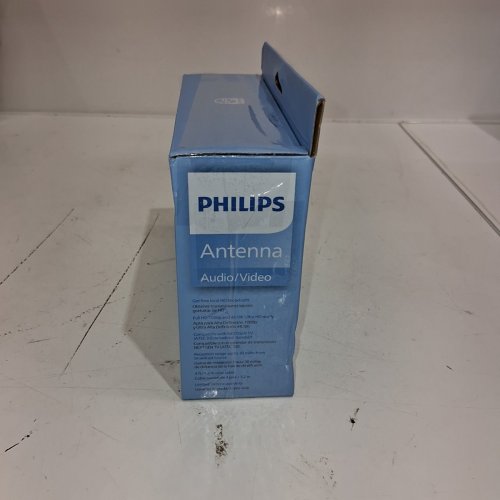PHILIPS TABLETOP MODERN LOOP RABBIT EAR INDOOR HDTV TELEVISION ANTENNA W/ 15" EXTENDABLE DIPOLES - SMART TV COMPATIBLE - 1080P VHF UHF - 4K READY (MODEL: ‎SDV7114A/27) image 3