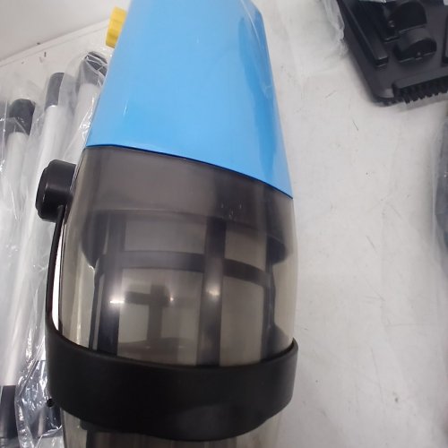 EFURDEN HANDHELD POOL VACUUM - RECHARGEABLE POOL CLEANER - RUNNING TIME UP TO 60 MINUTES - IDEAL FOR ABOVE GROUND POOLS - 34" X 8" X 6.6" - BLUE - (MODEL: EDHV01) image 4