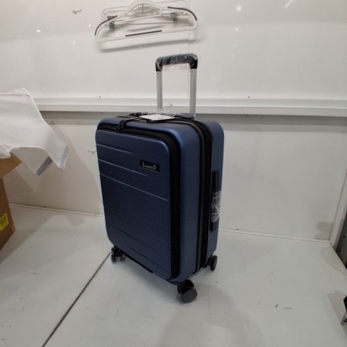 LUGGEX FLO CORE LIGHTWEIGHT FRONT OPENING CARRY-ON LUGGAGE - 20" - BLUE image 2
